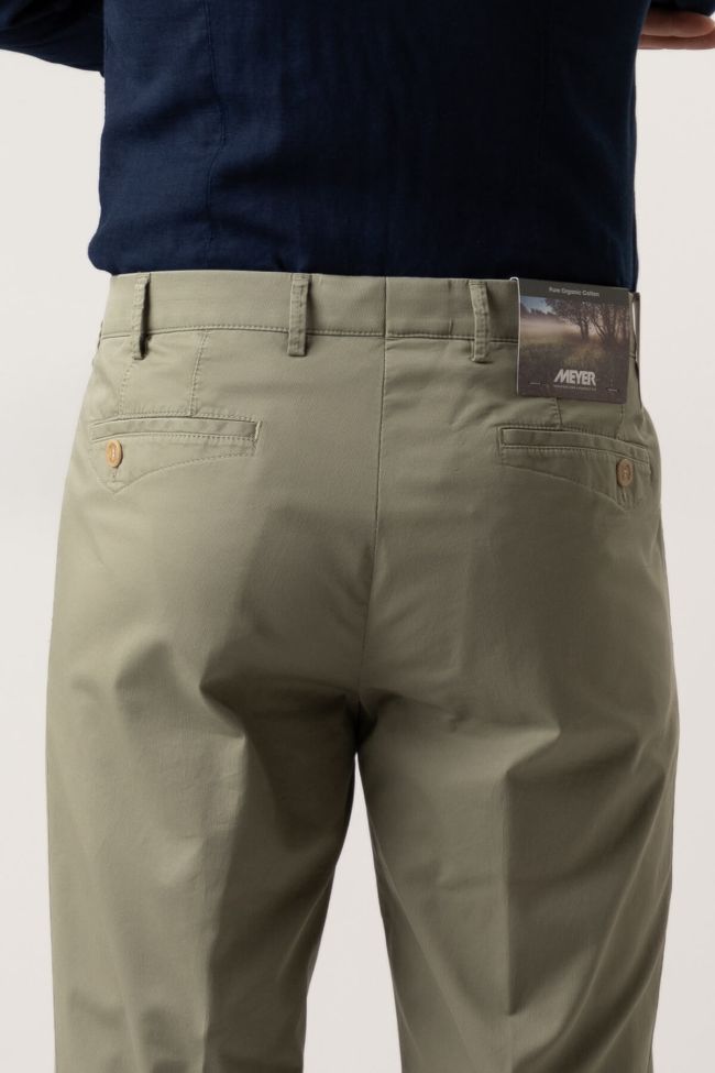 Meyer Hose Herren Meyer Chinos Regular Einfarbig 97% Baumwolle 3% Elastan