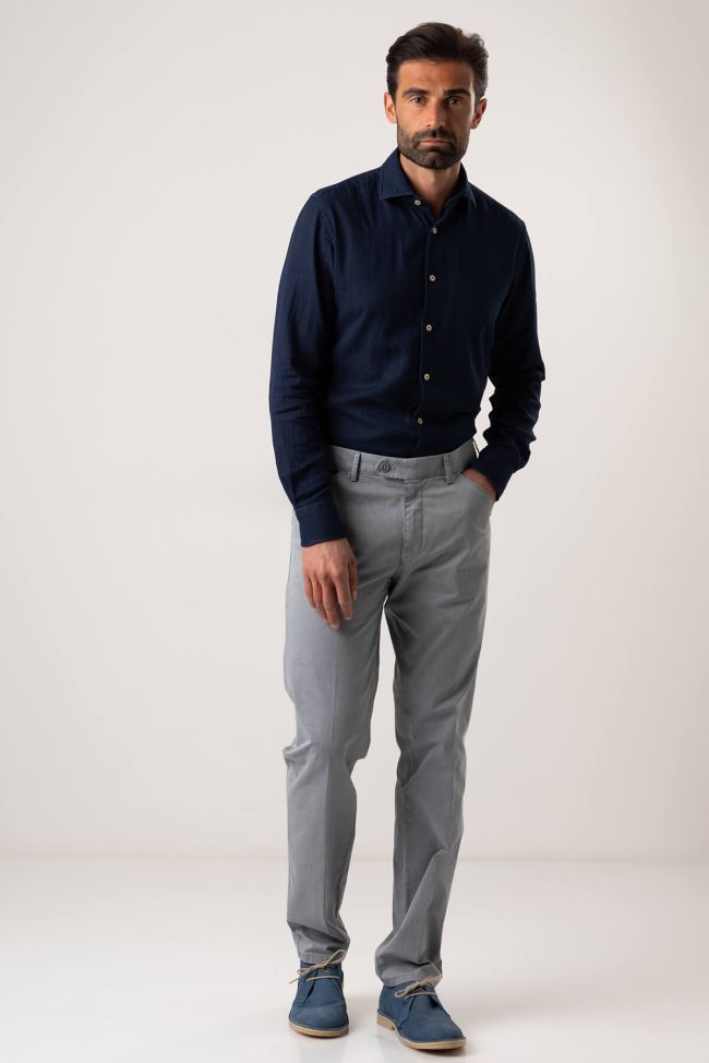 meyer Hose Herren Meyer Chinos Regular Einfarbig 97% Baumwolle 3% elastan