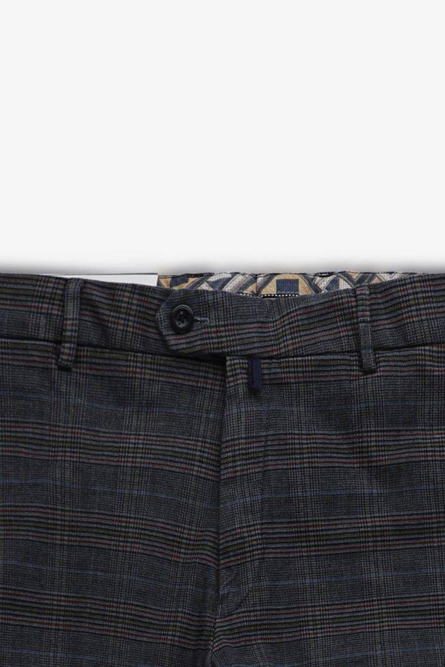 Meyer Hose Herren Meyer Chinos Regular Karo 98% Cotton 2% Ea