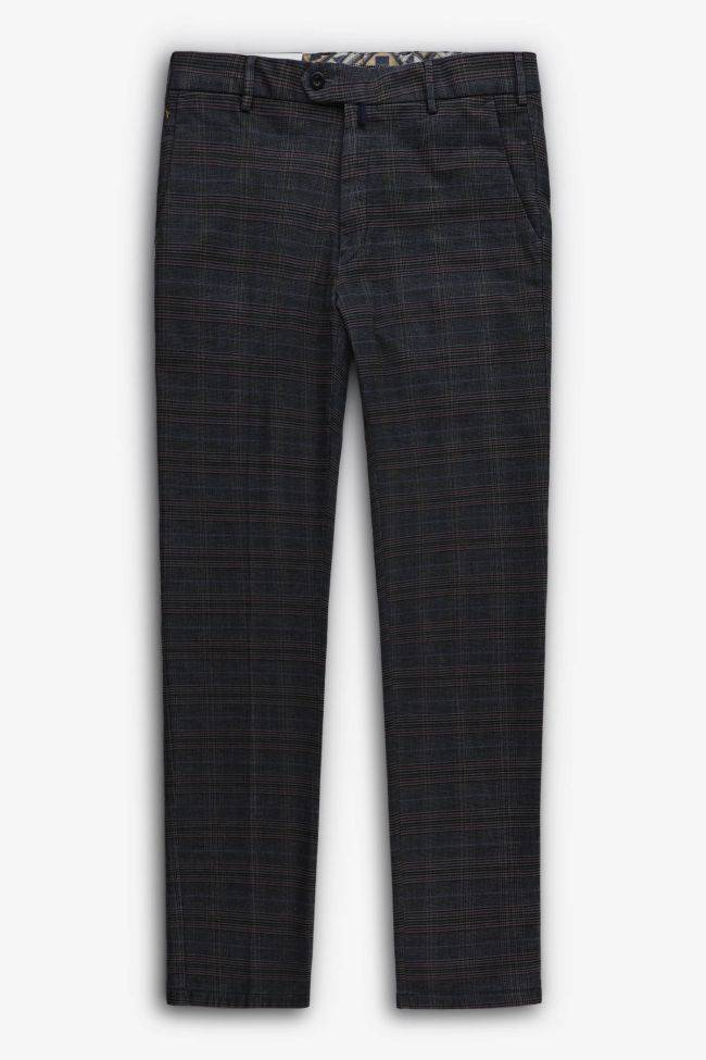 meyer Hose Herren Meyer Chinos Regular Karo 98% cotton 2% ea