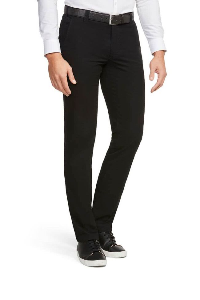 meyer Hose Herren Meyer Chinos Slim Einfarbig 96% Baumwolle 4% elastan