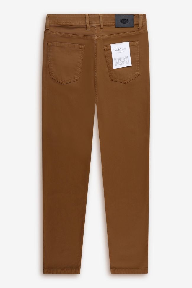 Moro Hose Herren Moro 5 Pocket Slim Einfarbig 98% Cotton 2% Ea