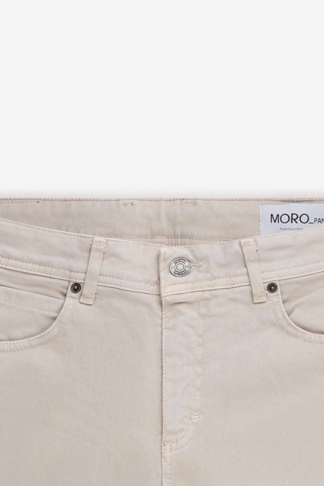 Moro Hose Herren Moro 5 Pocket Slim Einfarbig 98% Cotton 2% Ea