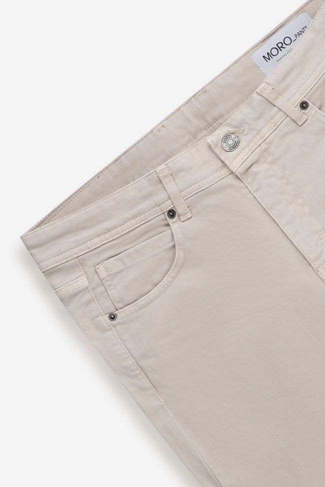 Moro Hose Herren Moro 5 Pocket Slim Einfarbig 98% Cotton 2% Ea