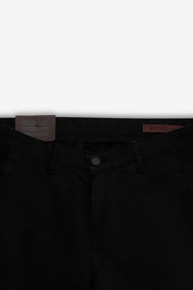 Moro Hose Herren Moro Chinos Slim Einfarbig 66% Polyester 34%linen