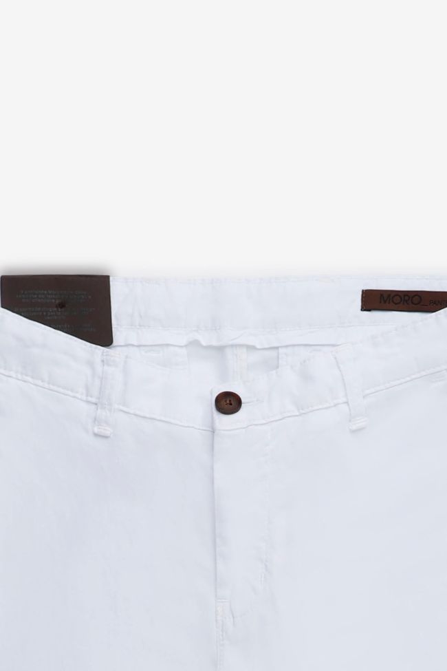 Moro Hose Herren Moro Chinos Slim Einfarbig 66% Polyester 34%linen