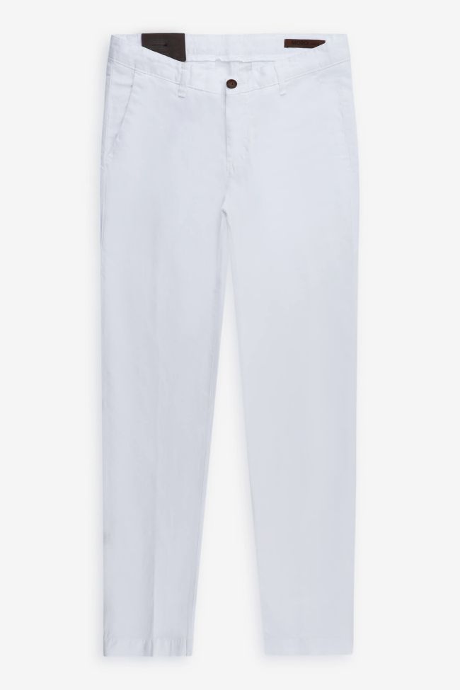 moro Hose Herren Moro Chinos Slim Einfarbig 66% polyester 34%linen