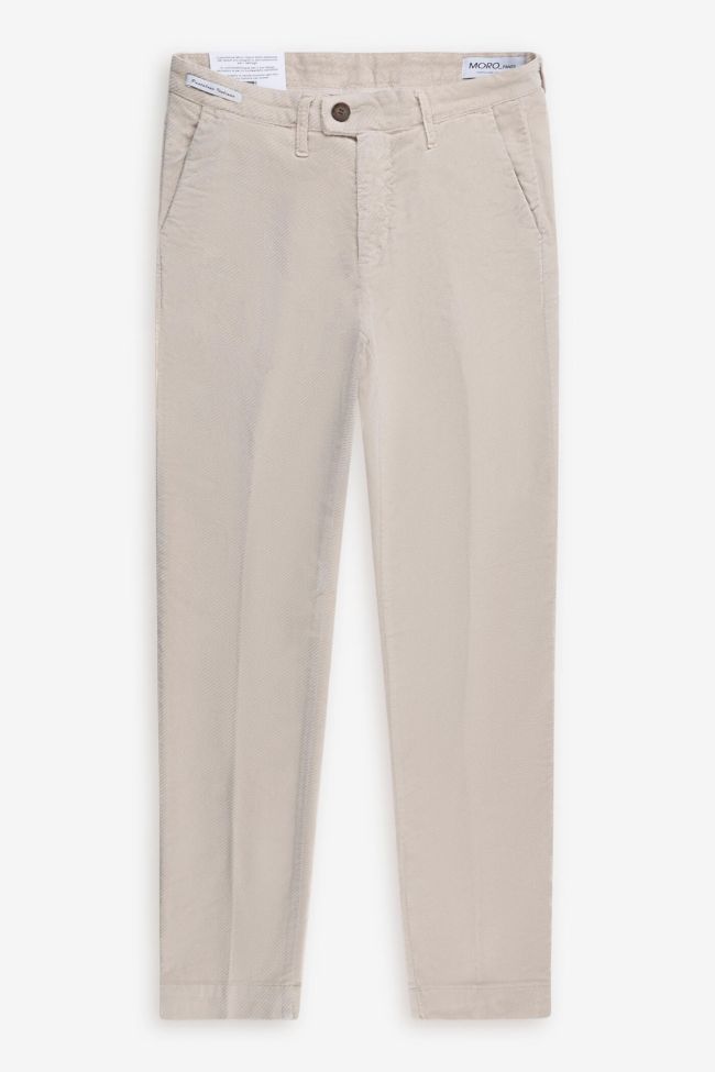 moro Hose Herren Moro Chinos Slim Einfarbig 98% cotton 2% ea