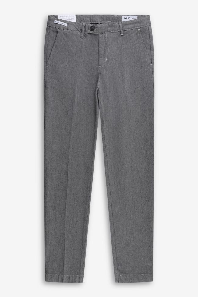 moro Hose Herren Moro Chinos Slim Einfarbig 98% cotton 2% ea