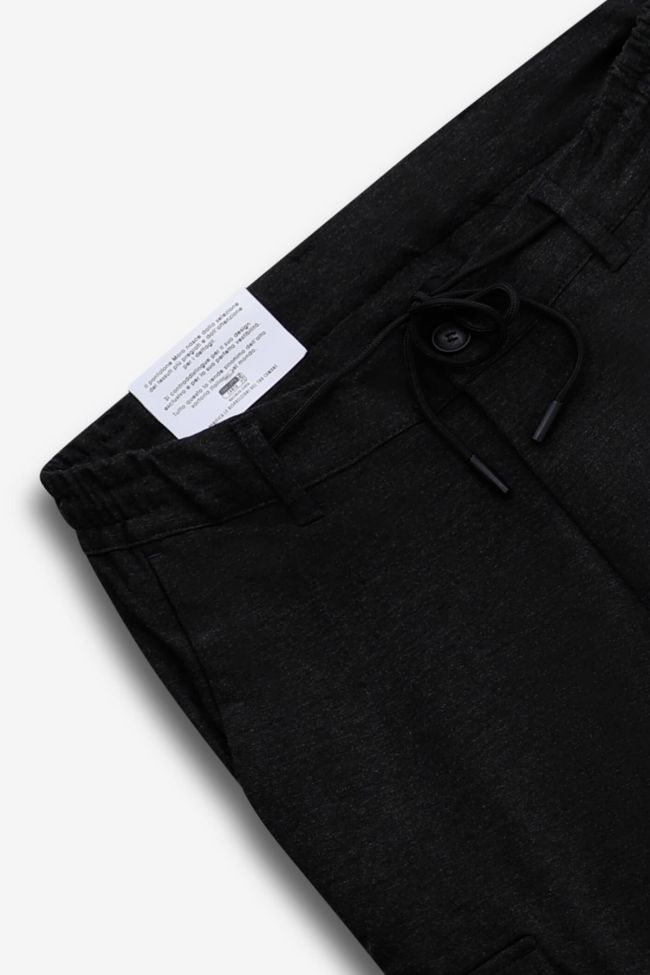 Moro Hose Herren Moro Sportlich Slim Einfarbig 68% Vi 25% Pa 7% Ea