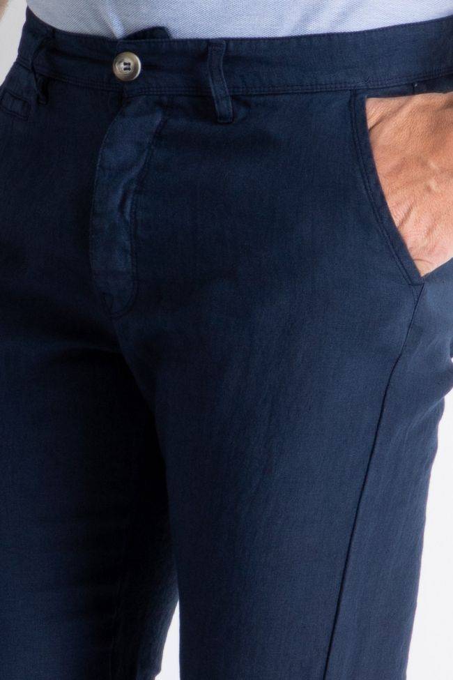 Tp's Hose Herren TP'S Chinos Regular Einfarbig 100% Leinen