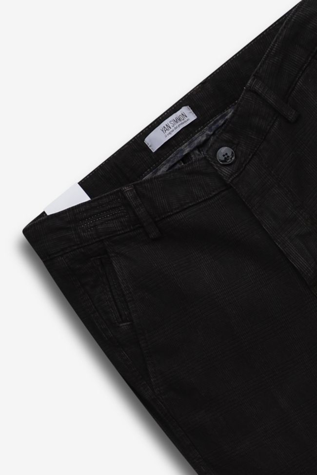 Yan Simmon Hose Herren Yan Simmon Chinos Slim Karo 98% Cotton 2% Ea