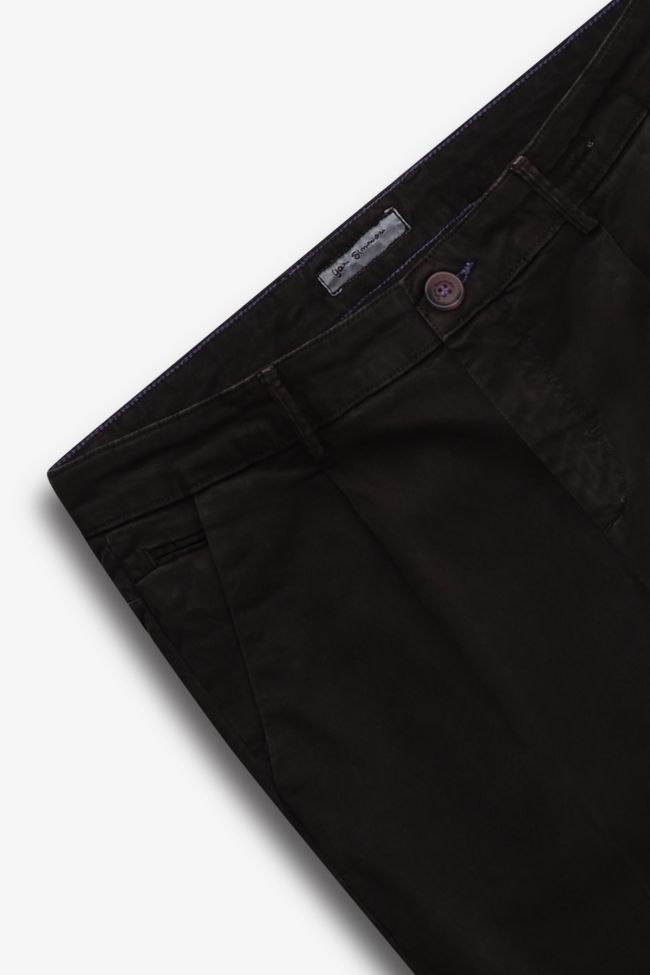 Yan Simmon Hose Herren Yan Simmon Klassische Slim Einfarbig 60% Wool 35% Pl 5% Pa