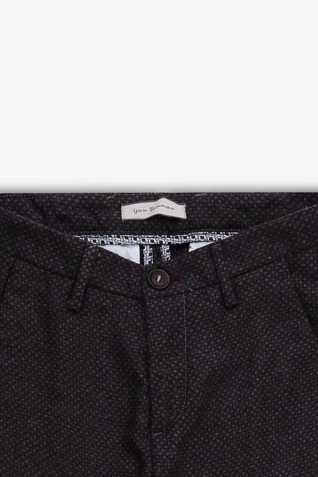 Yan Simmon Hose Herren Yan Simmon Klassische Slim Halb Unifarben 60% Wool 35% Pl 5% Pa