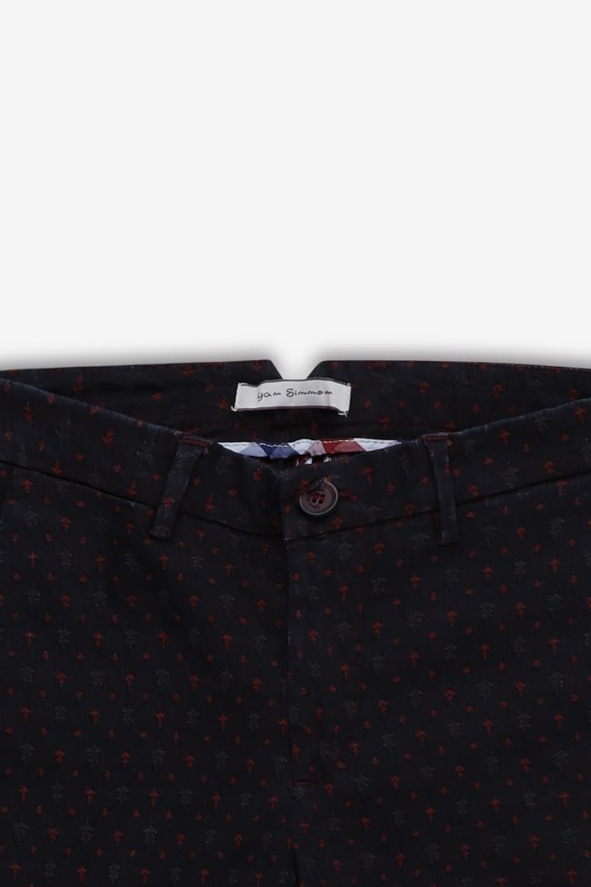 Yan Simmon Hose Herren Yan Simmon Klassische Slim Muster 76% Co 13% Po 9% Vi 2% Ea