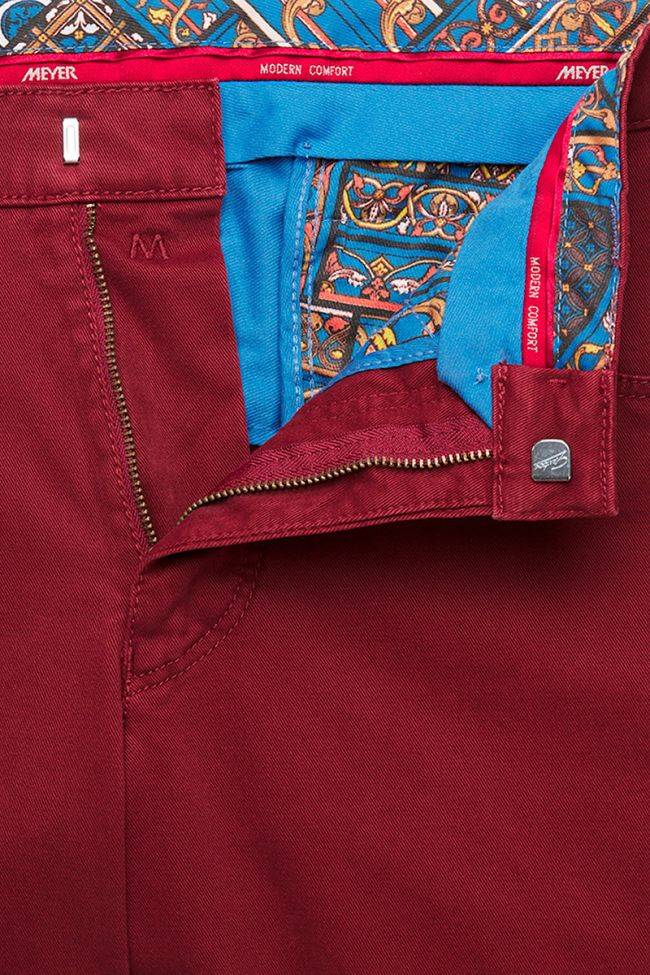 Meyer Hose Herren Meyer 5 Pocket Regular Einfarbig