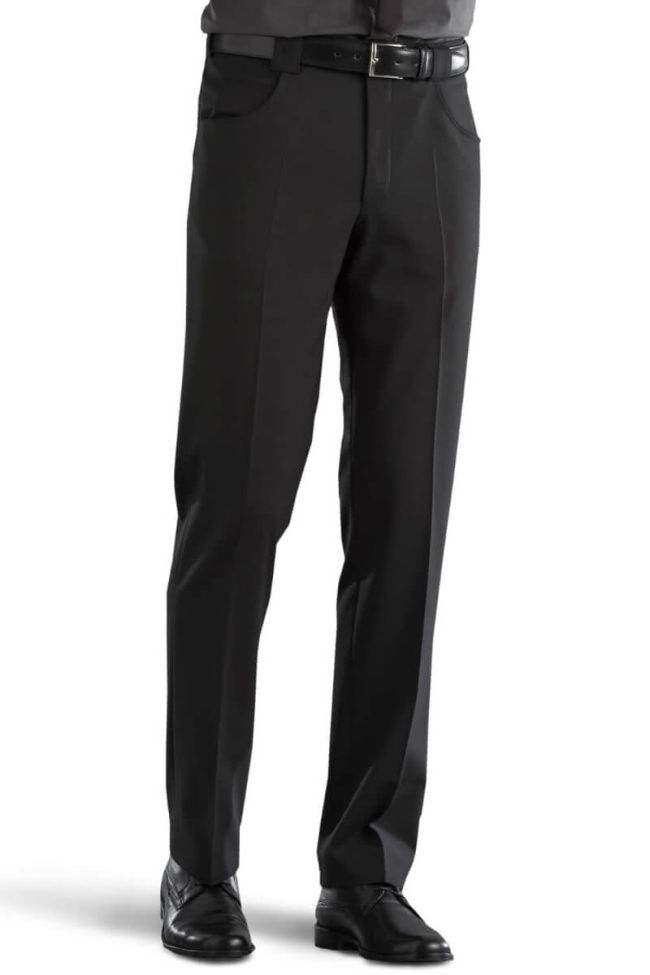 meyer Hose Herren Meyer 5 Pocket Regular Einfarbig