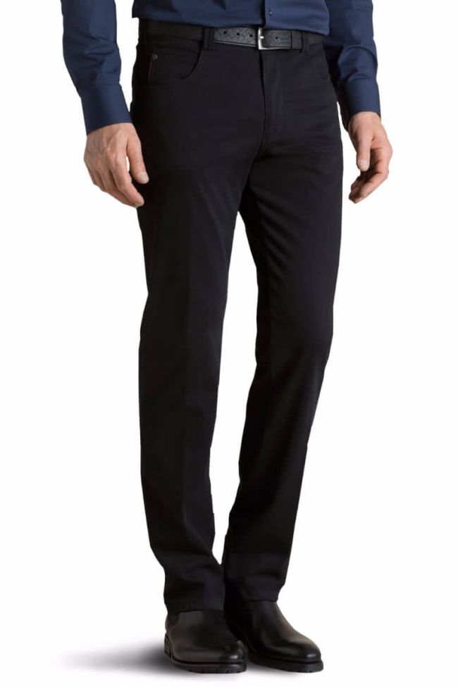 meyer Hose Herren Meyer 5 Pocket Regular Einfarbig