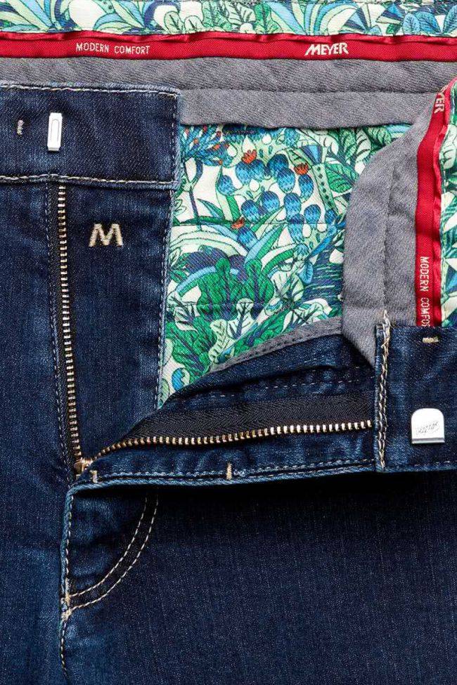 Meyer Hose Herren Meyer 5 Pocket Slim Einfarbig