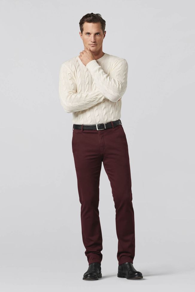 Meyer Hose Herren Meyer Chinos Regular