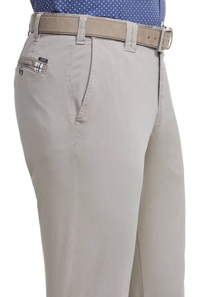 Meyer Hose Herren Meyer Chinos Regular Einfarbig