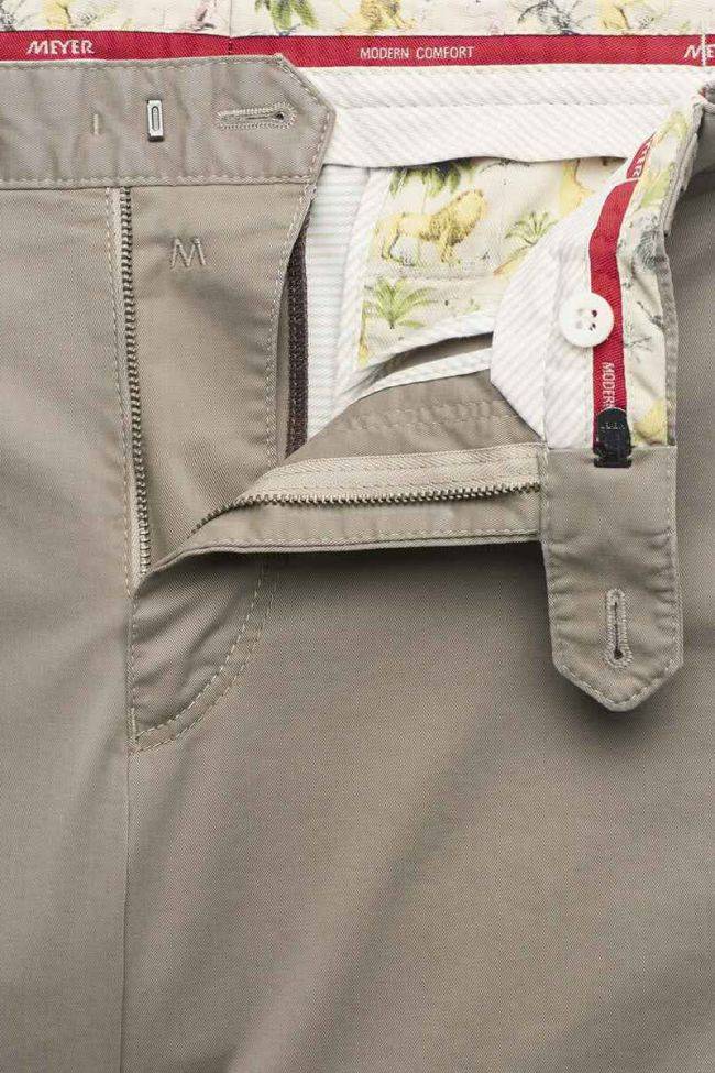 Meyer Hose Herren Meyer Chinos Regular Einfarbig