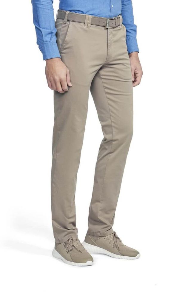 meyer Hose Herren Meyer Chinos Regular Einfarbig