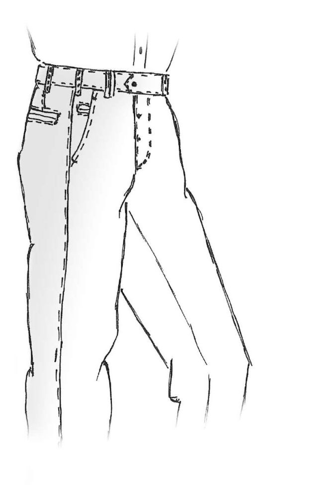 Meyer Hose Herren Meyer Chinos Regular Einfarbig