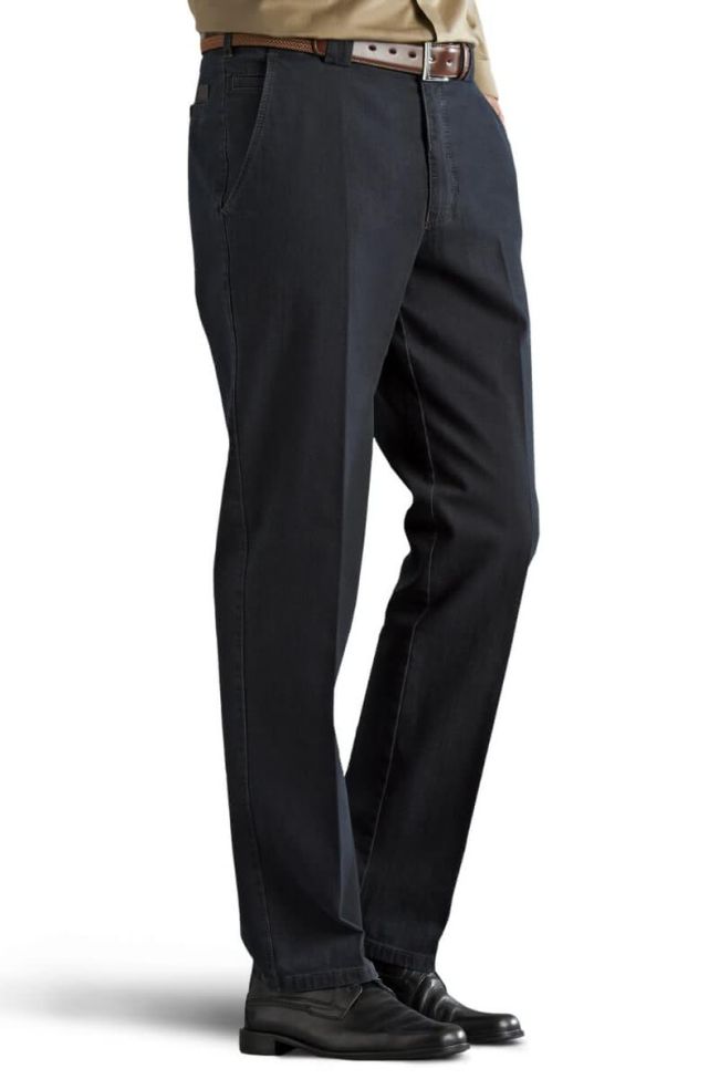meyer Hose Herren Meyer Chinos Regular Einfarbig