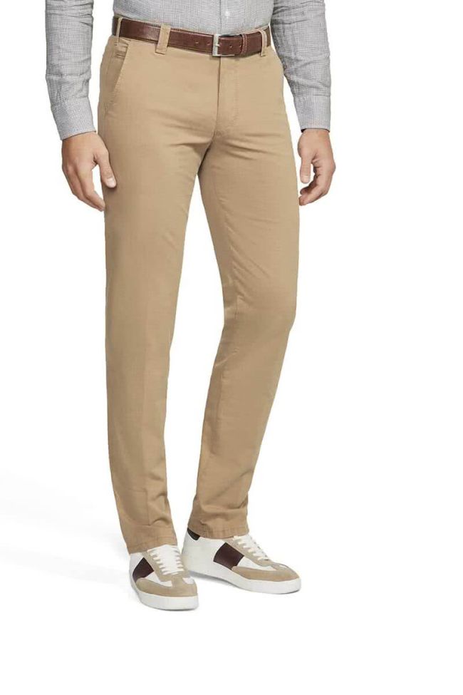 meyer Hose Herren Meyer Chinos Regular Einfarbig