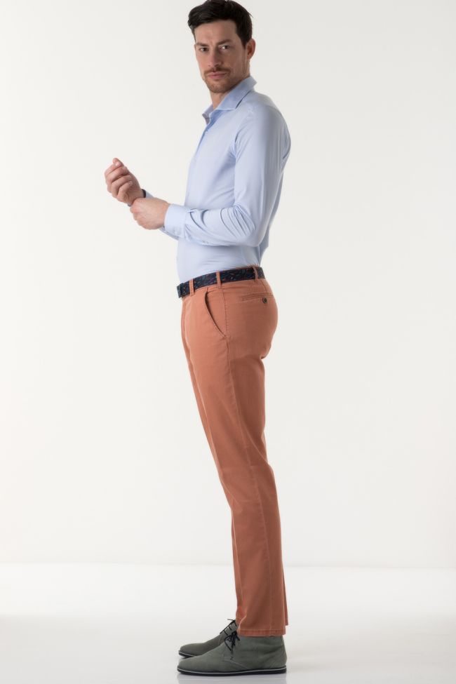 Meyer Hose Herren Meyer Chinos Regular Einfarbig