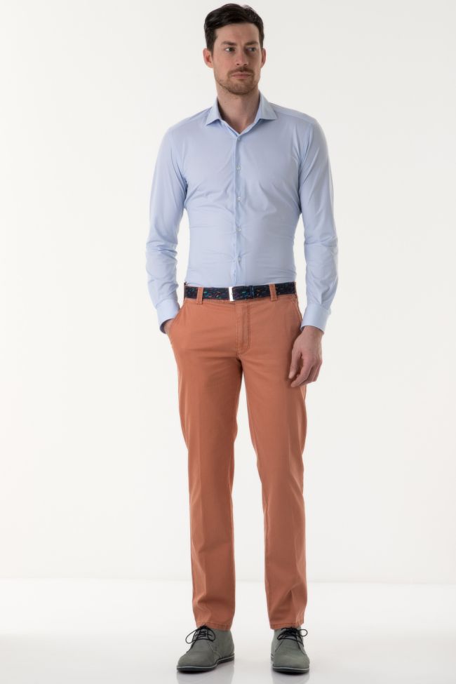 meyer Hose Herren Meyer Chinos Regular Einfarbig
