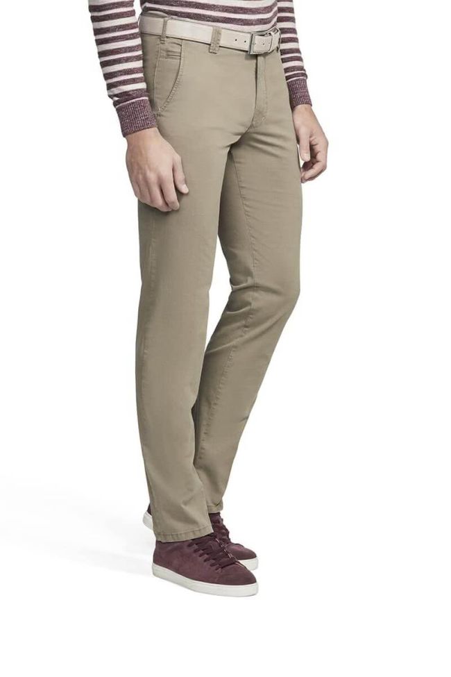 meyer Hose Herren Meyer Chinos Regular Einfarbig