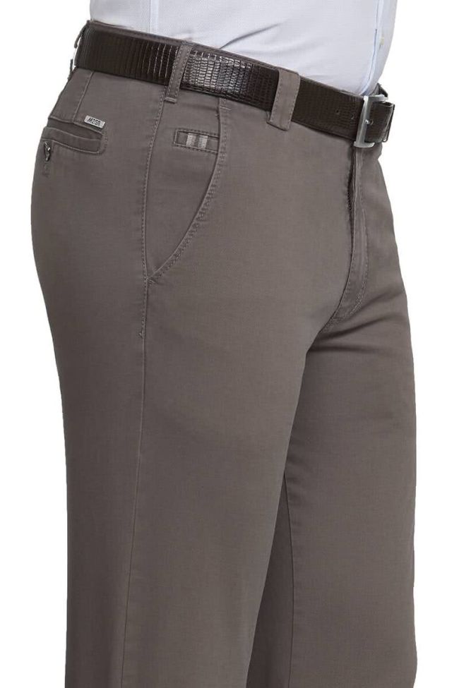 Meyer Hose Herren Meyer Chinos Regular Einfarbig