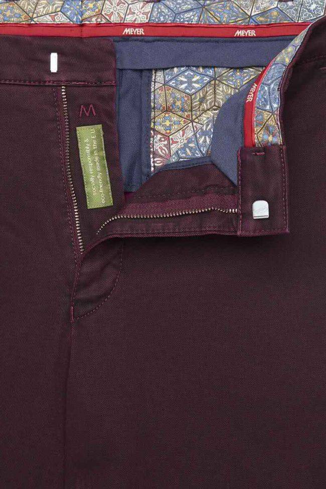 Meyer Hose Herren Meyer Chinos Regular Einfarbig