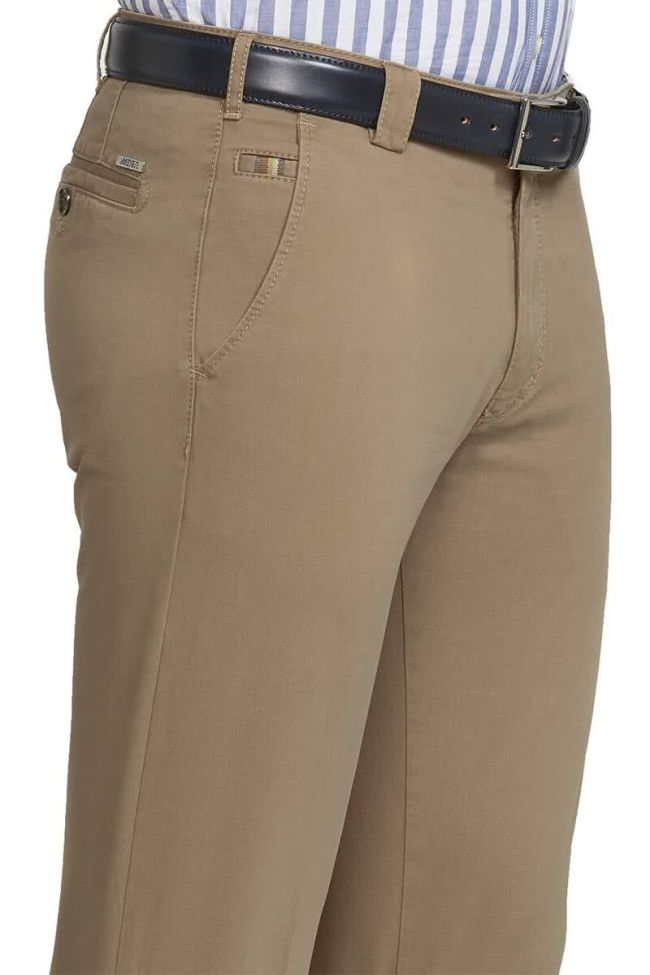Meyer Hose Herren Meyer Chinos Slim Einfarbig