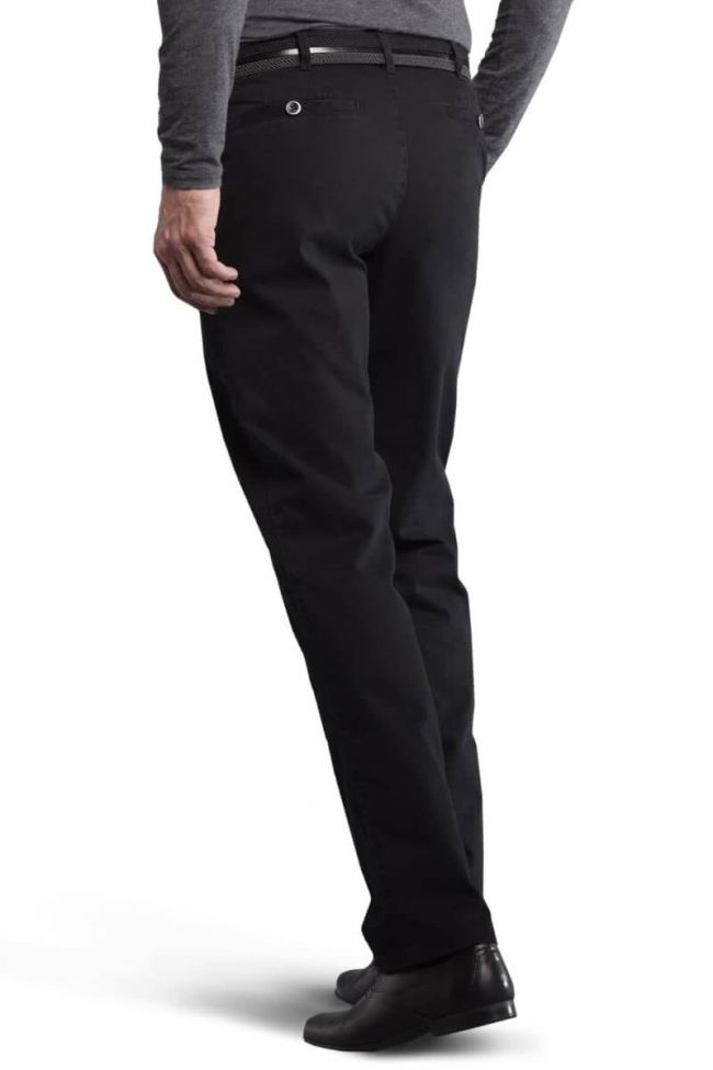 Meyer Hose Herren Meyer Chinos Slim Einfarbig