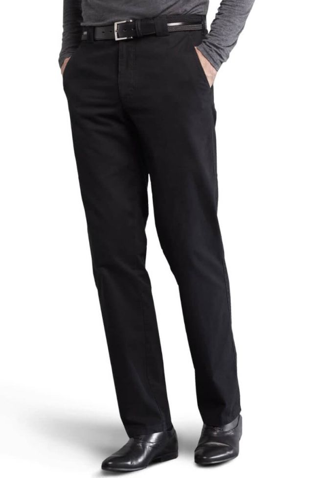 meyer Hose Herren Meyer Chinos Slim Einfarbig