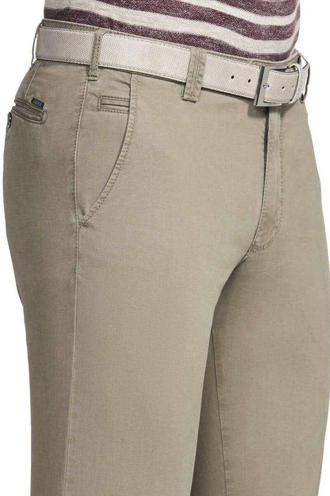 Meyer Hose Herren Meyer Chinos Slim Einfarbig