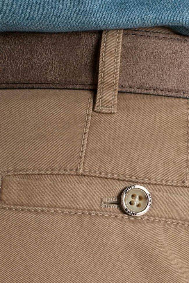 Meyer Hose Herren Meyer Chinos Slim Einfarbig