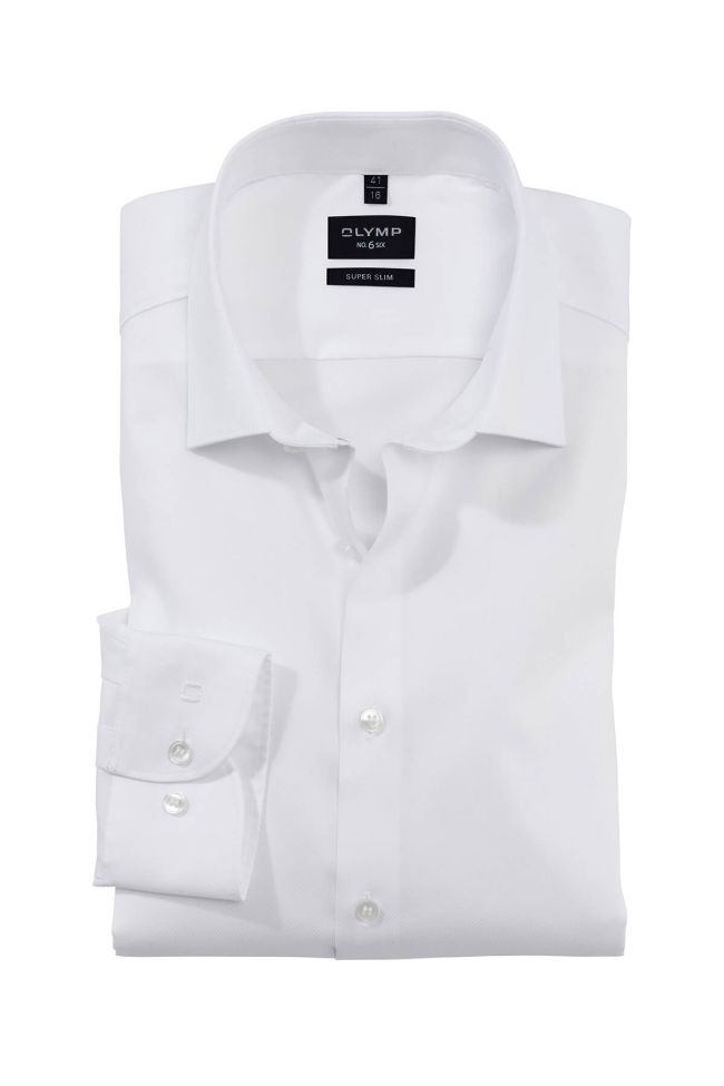 olymp Hemd Herren Olymp Slim Einfarbig Lange Ärmel