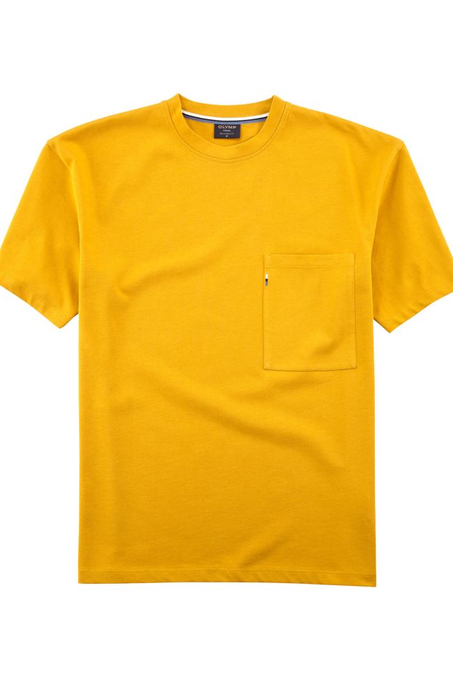 olymp T-shirt Herren Olymp Regular Einfarbig