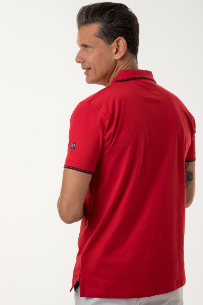 Balestra Poloshirt Herren Balestra Classic Einfarbig 100% Baumwolle Kurze Ärmel