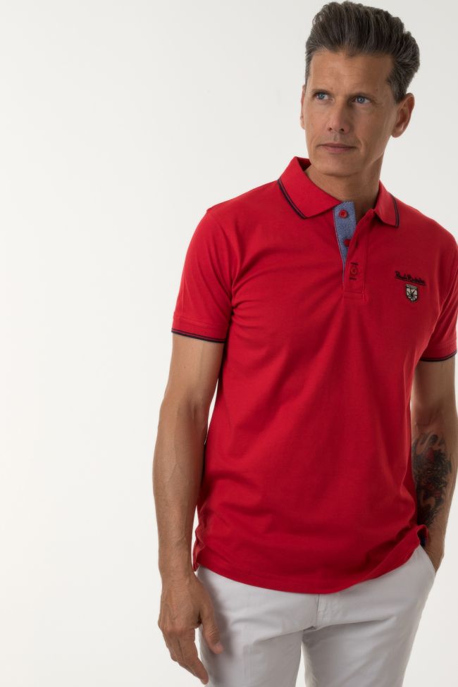 Balestra Poloshirt Herren Balestra Classic Einfarbig 100% Baumwolle Kurze Ärmel