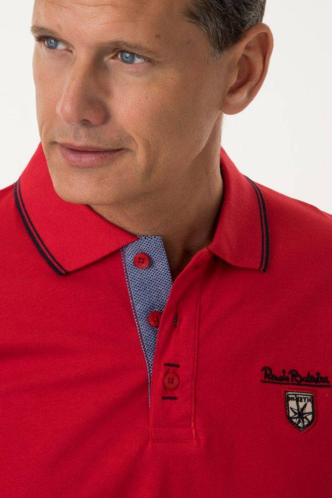 Balestra Poloshirt Herren Balestra Classic Einfarbig 100% Baumwolle Kurze Ärmel