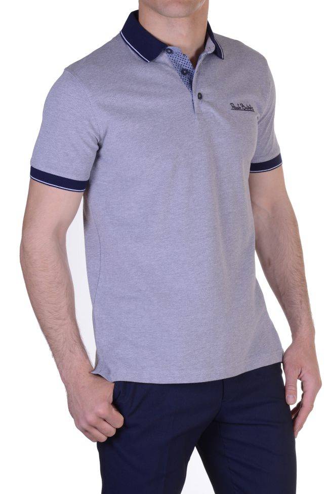 balestra Poloshirt Herren Balestra Classic Einfarbig 100% Baumwolle Kurze Ärmel