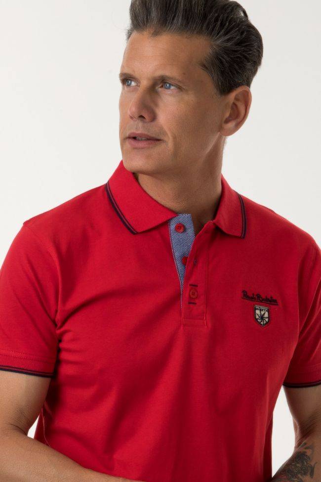 balestra Poloshirt Herren Balestra Classic Einfarbig 100% Baumwolle Kurze Ärmel