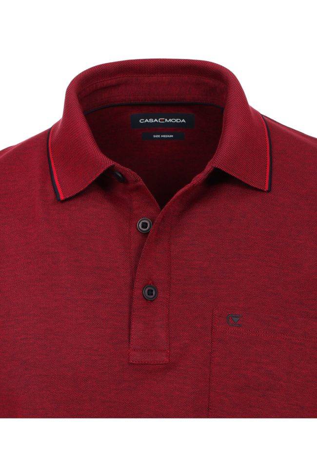 Casamoda Poloshirt Herren Casamoda Regular Kurze Ärmel
