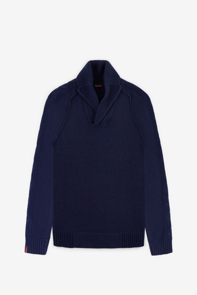 bramante Strickwaren Herren Bramante hoher Kragen Slim Einfarbig 100% Merinowolle Extrafine