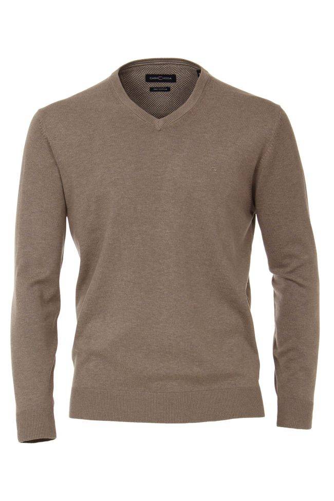 casamoda Strickwaren Herren Casamoda Classic Einfarbig